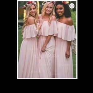 🍀 Lilac Off-Shoulder formal dress NWOT